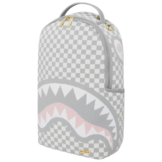 Sprayground Τσάντα πλάτης Knit Sharks In Paris In Cream DLX Backpack